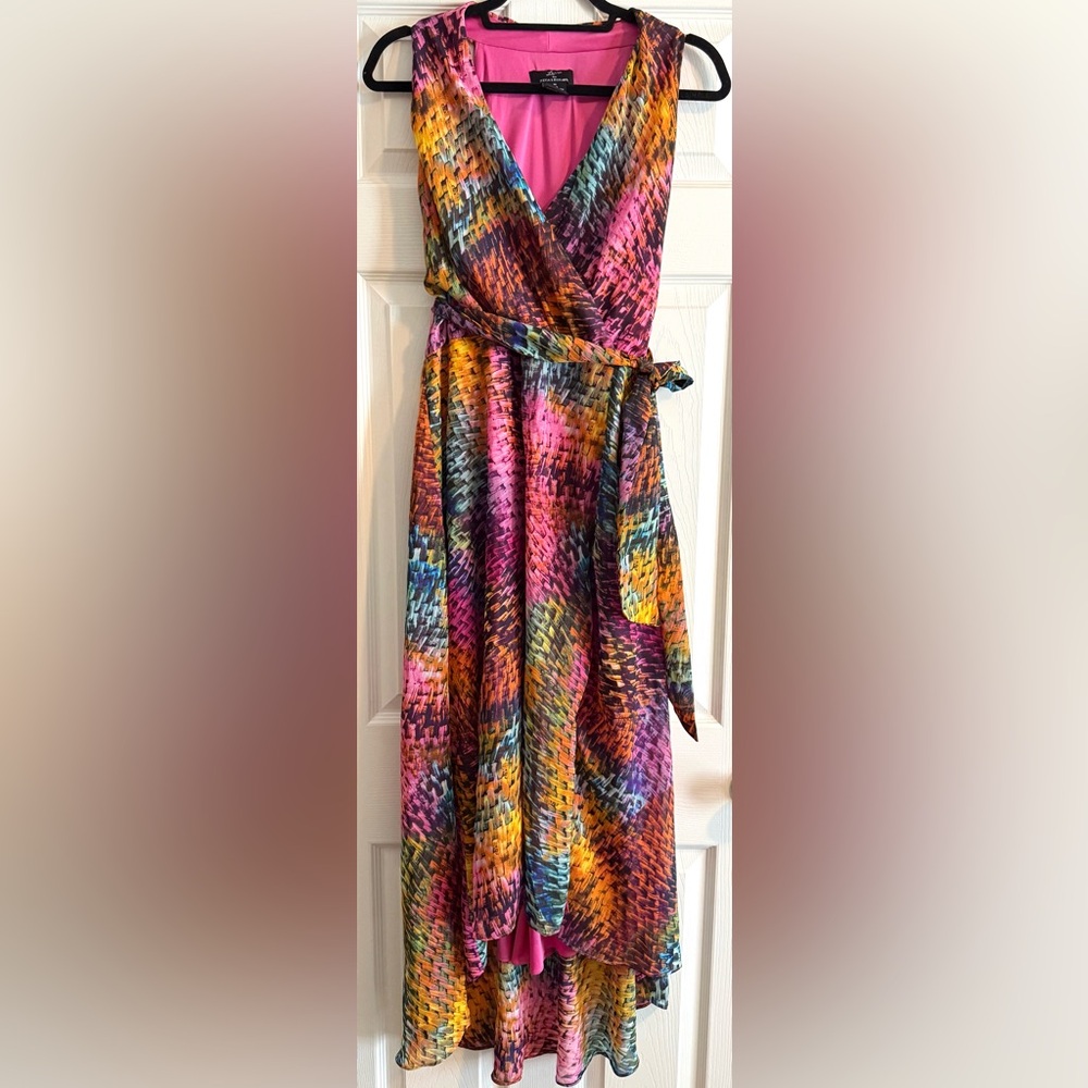 Vibrant Multicolor Abstract Dress